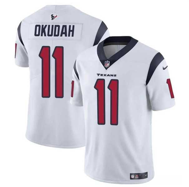 Men & Women & Youth Houston Texans #11 Jeff Okudah White Vapor Untouchable Football Stitched Jersey->houston texans->NFL Jersey